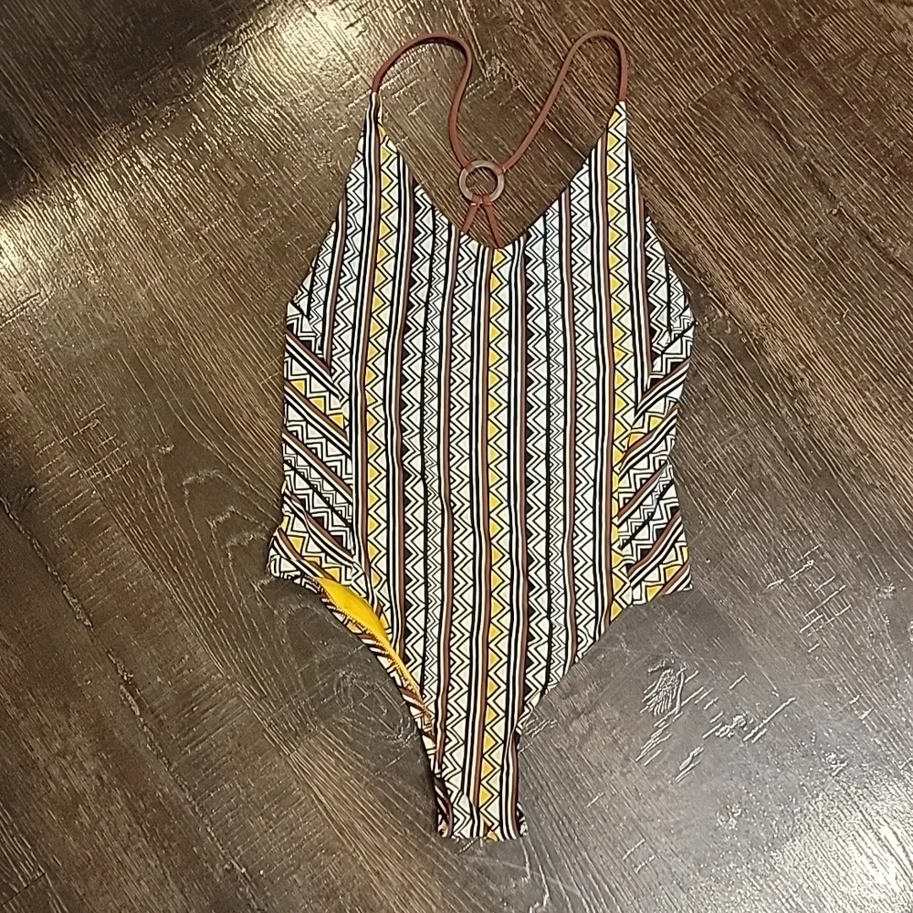 Dolce Vita Tribal Trance Crossback One-piece Swimsuit